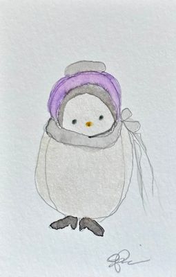 Queer A-Sexual Friend - Watercolor Painting