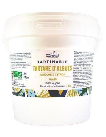 Tartare d'algues_ wakamé/agrumes