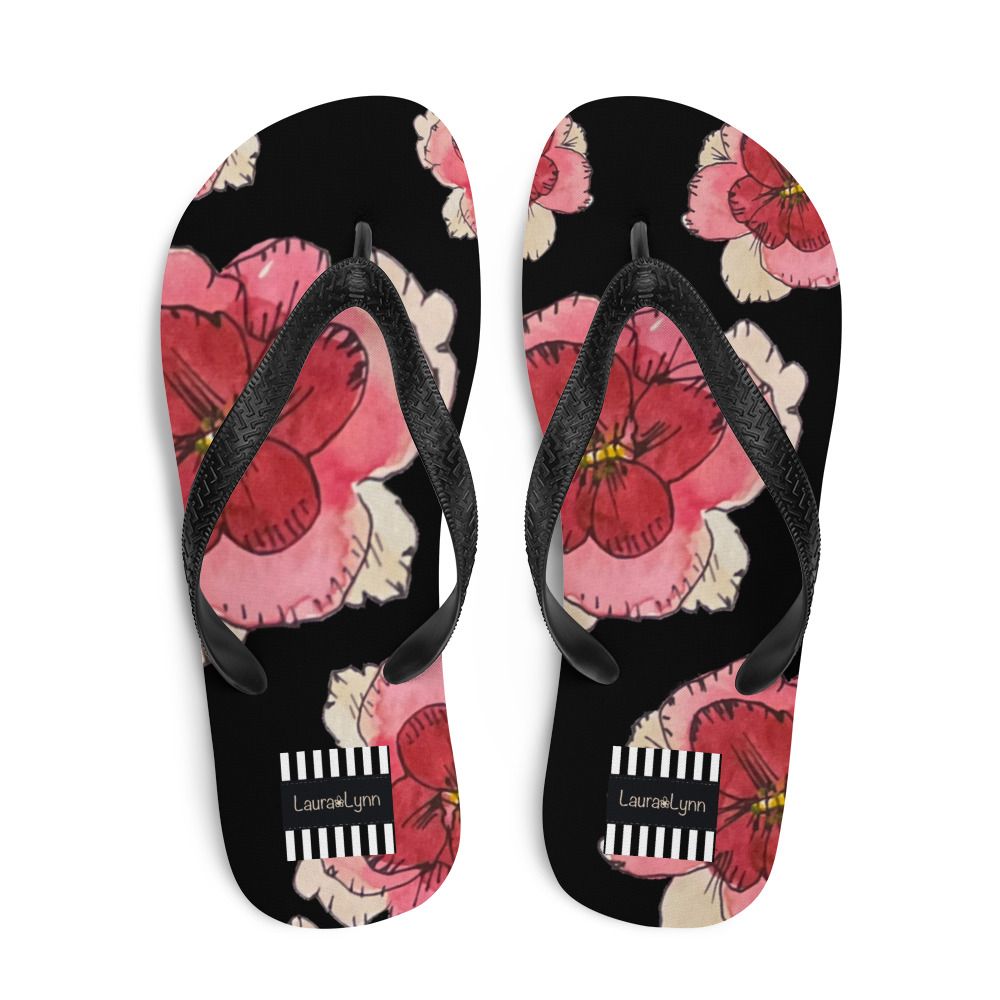 PRETTY ROSES Flip-Flops