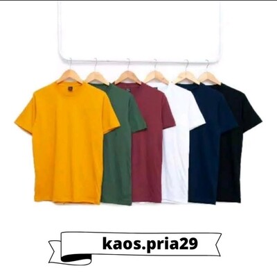 KAOS POLOS PRIA