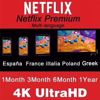 4K Netflix premium   1 year 

