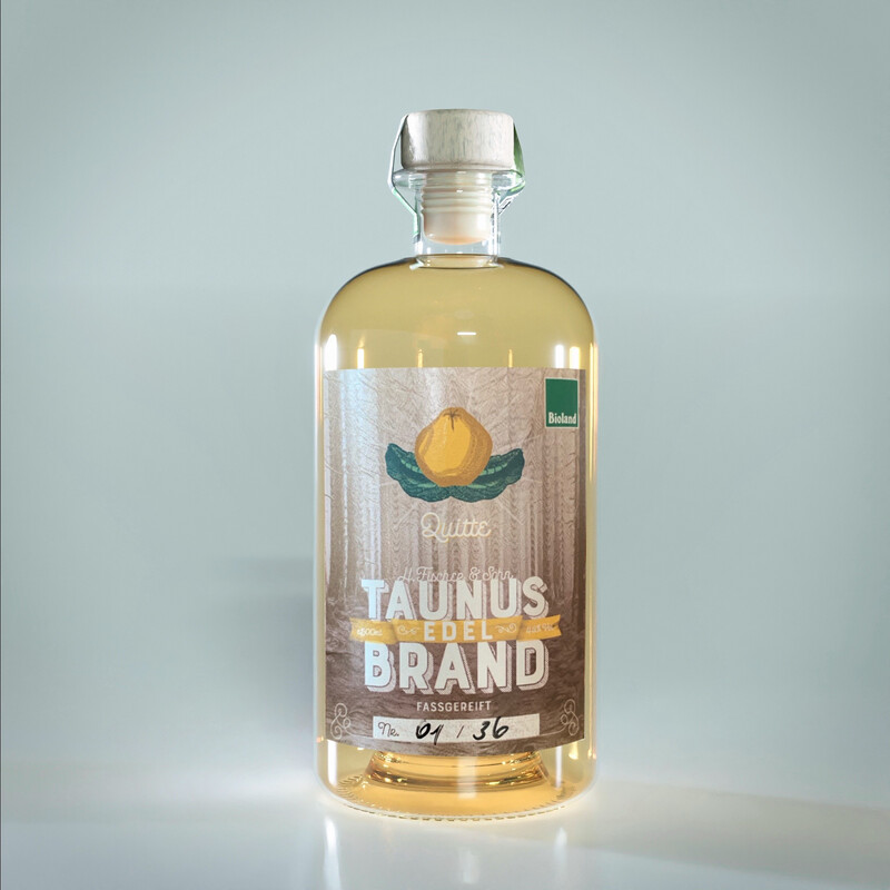 Taunus Brand Vranja Quitte 2022 fassgereift im Akazienholz (500 ml., 42 % vol.)