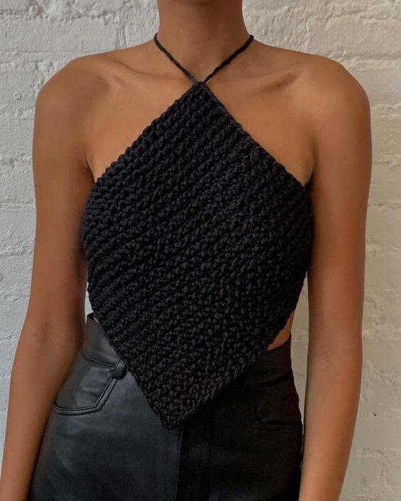 Crochet Triangle Top