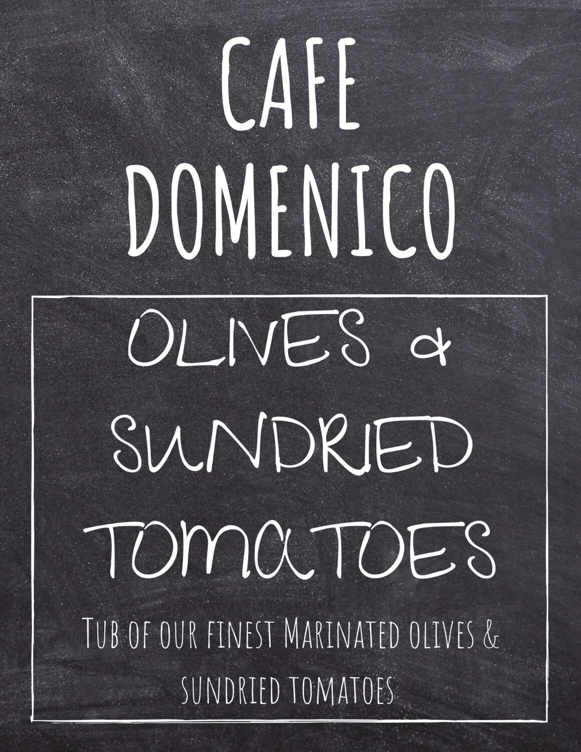 Olives & Sundried Tomatoes