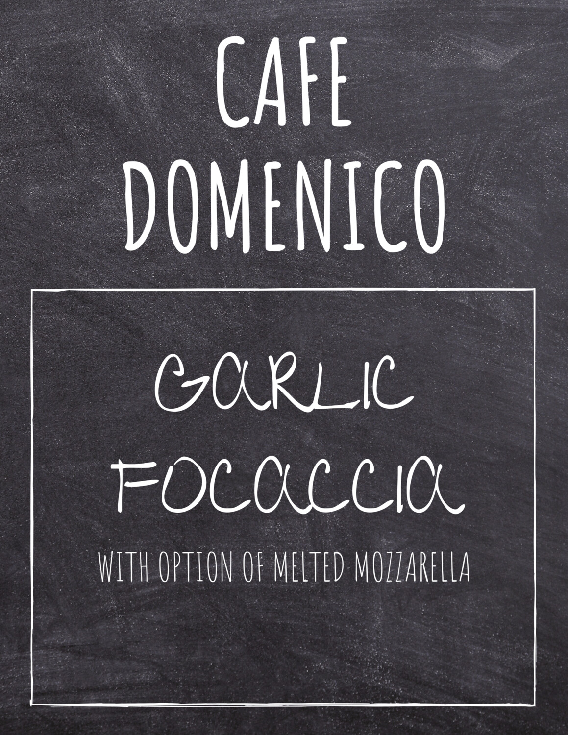 Garlic Focaccia