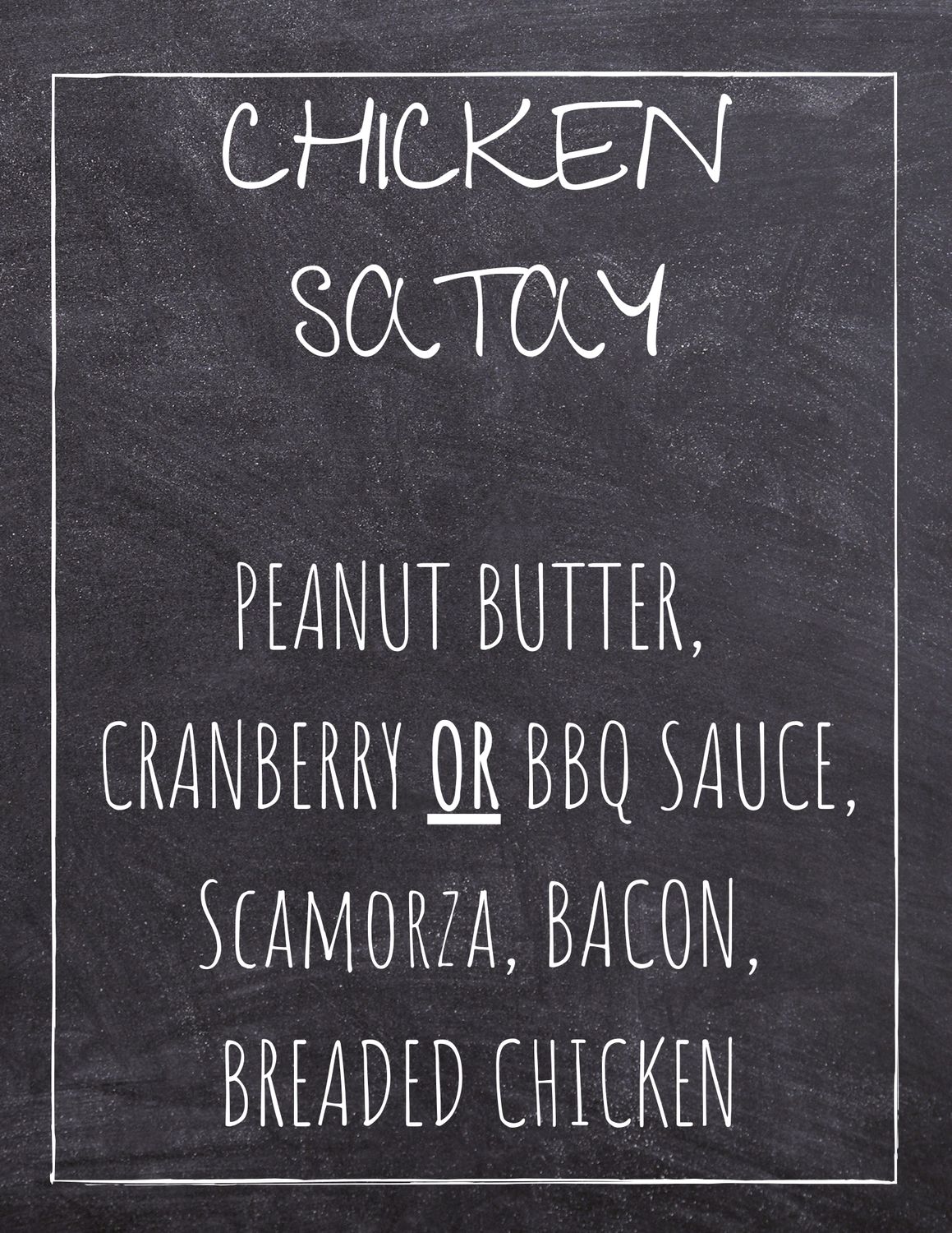 Chicken Satay Chicken Satay