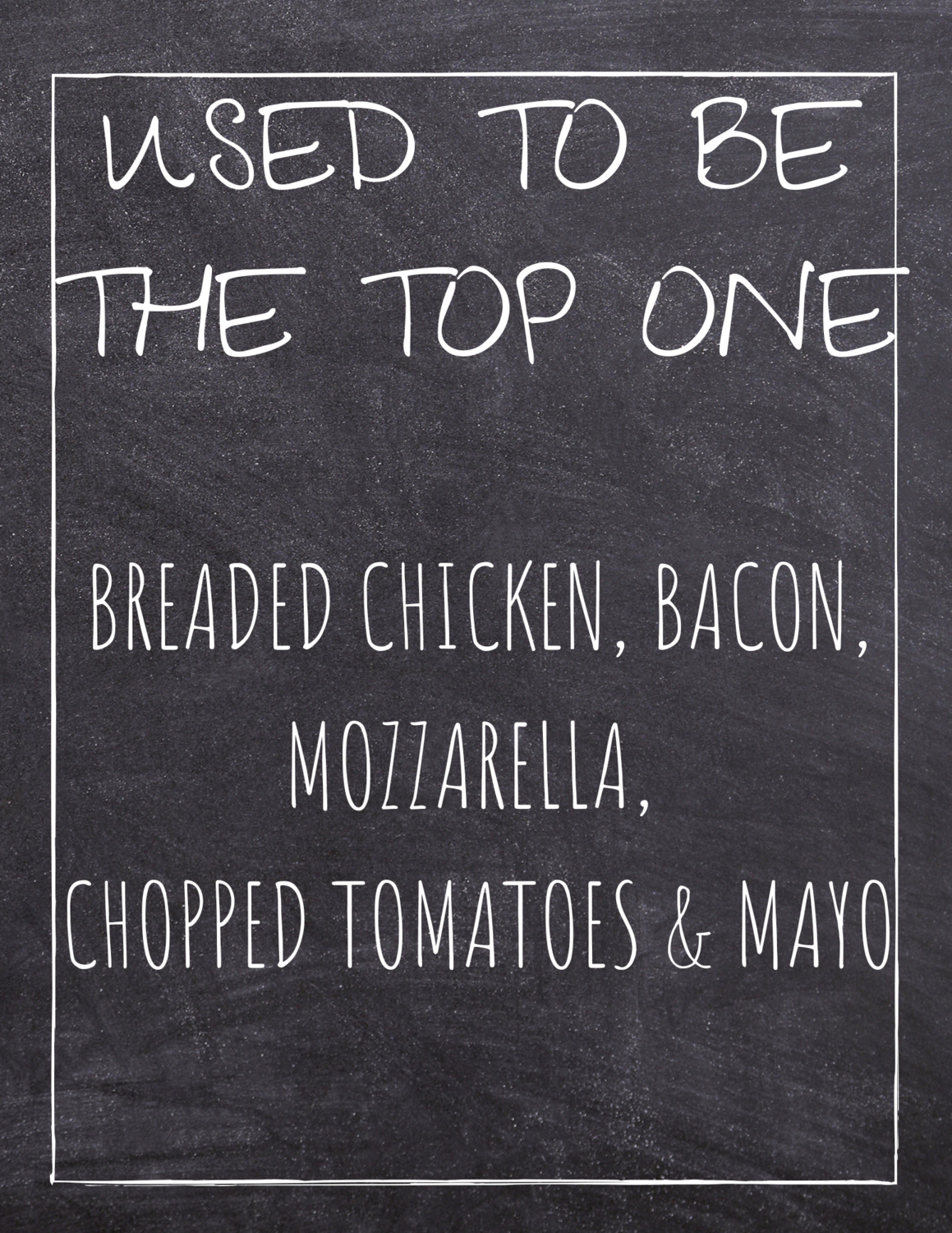 Used To Be The Top One