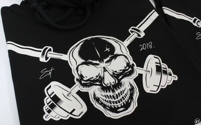 Zero Tolerance Gym Edition Black muška majica sa kapuljačom bez rukava.