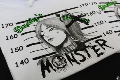 Daddy&#39;s lil&#39; Monster ženska majica sa kapuljačom bez rukava
