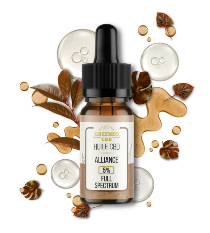 Óleo 5% Alliance Greeneo CBD - Full Spectrum (200 Gotas) (10ml)