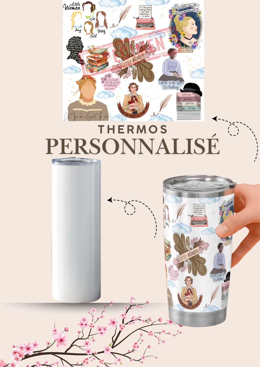 Thermos sur Jo march Little women