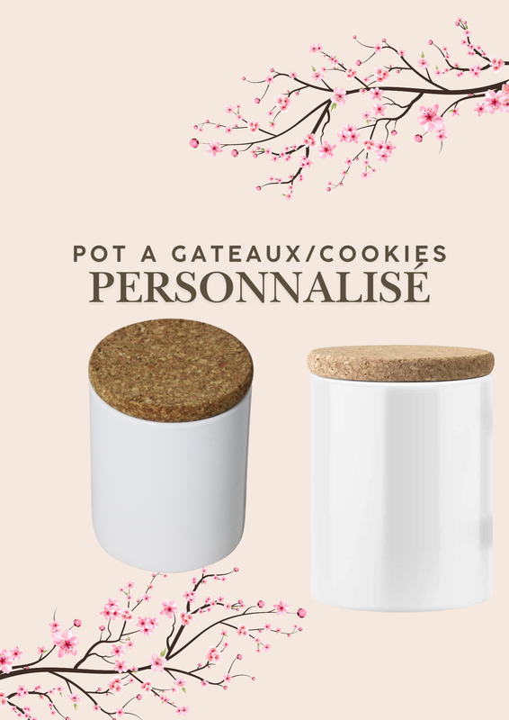 Pot à rangement, pot à gâteau 