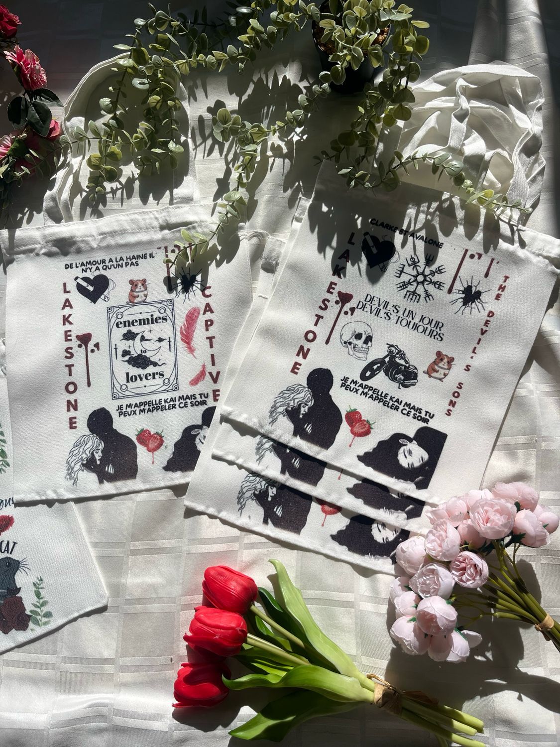 Tote bags déjà prêts et disponibles 