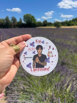 Grand sous verre Lakestone en simili cuir  