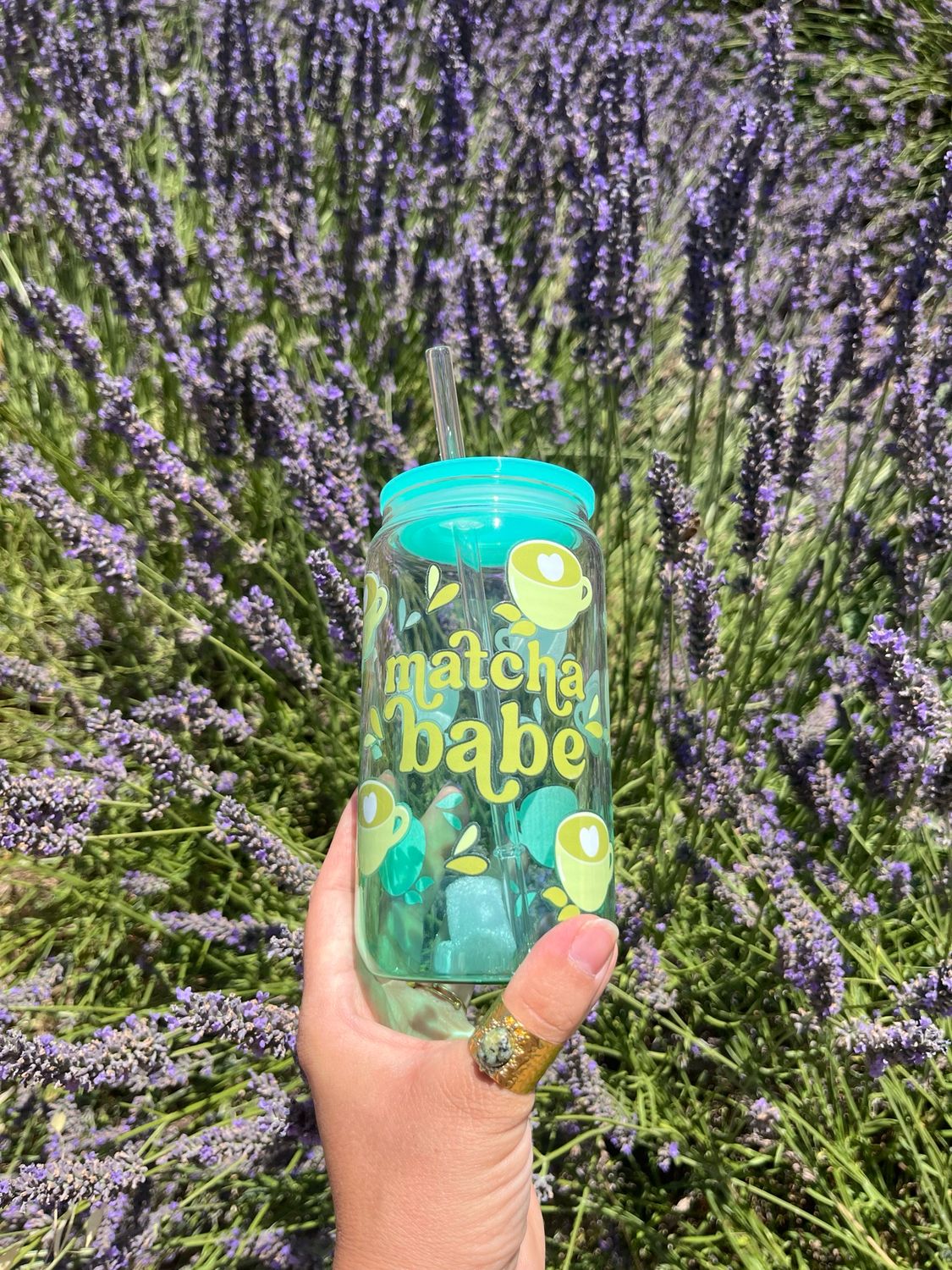 Gobelet en verre, Matcha Babe 