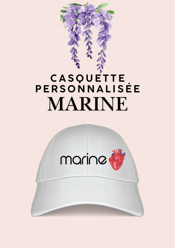 Casquette personnalisée Marine