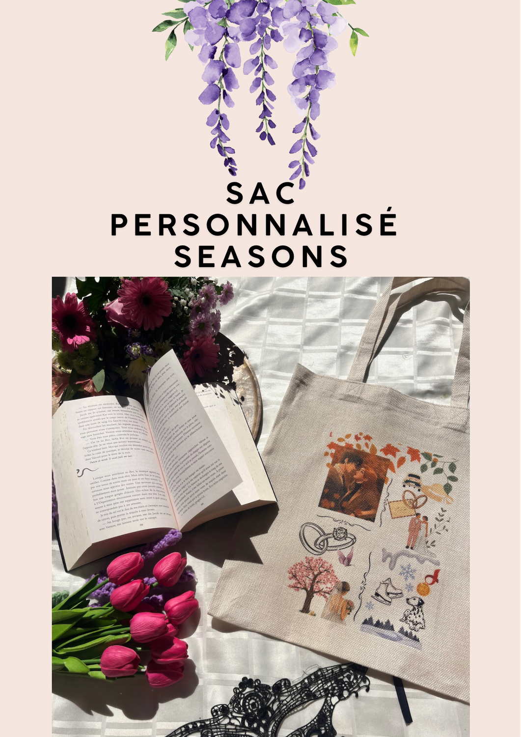 Tote bags disponible et sans délai sur Seasons 