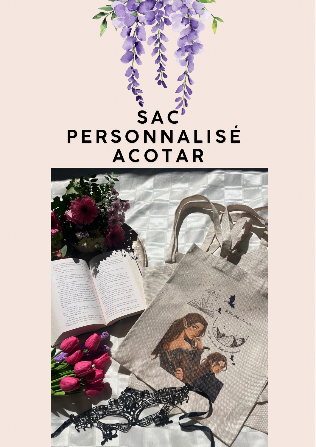 Tote bags disponible et sans délai sur Acotar 