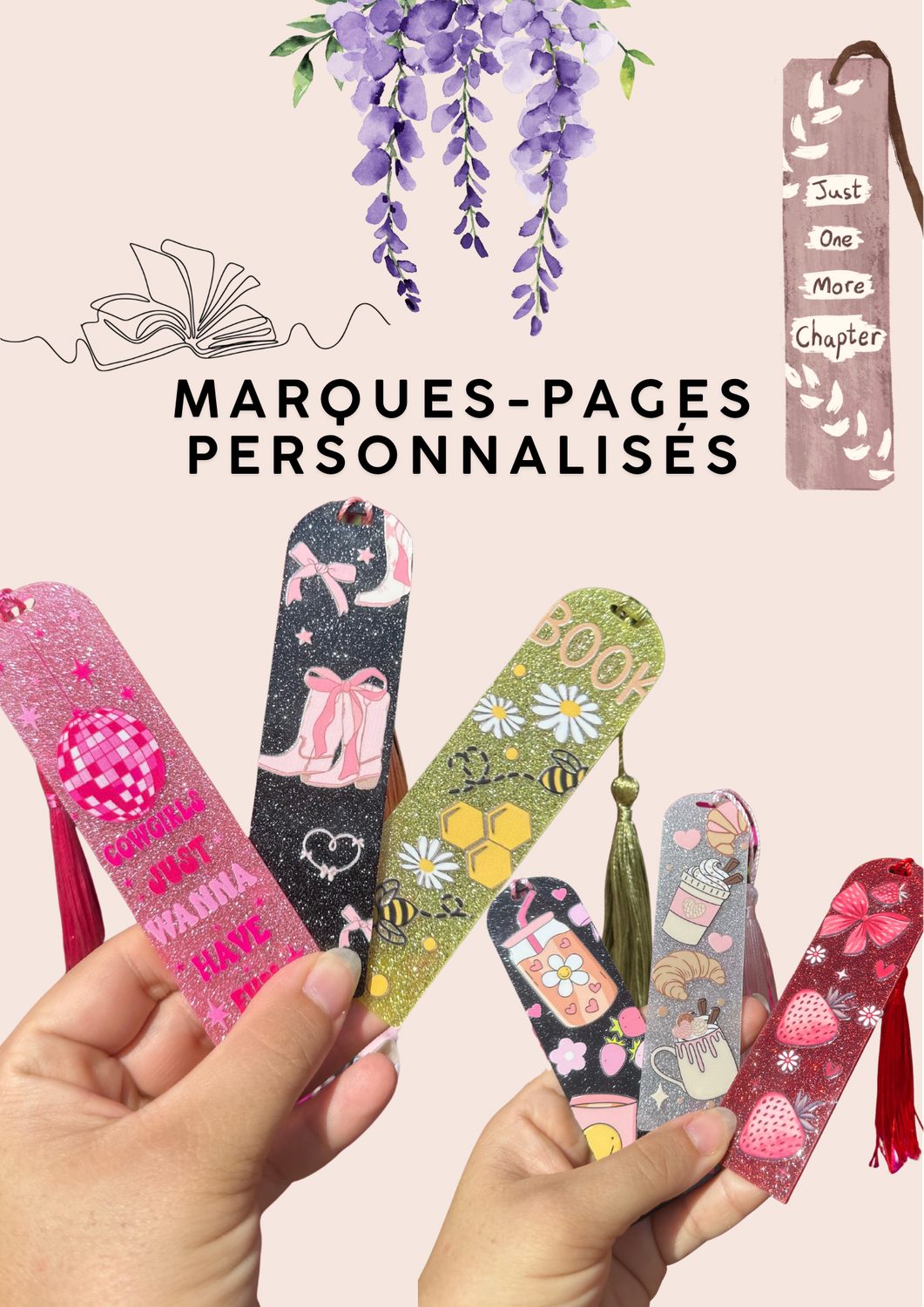 Marque page personnalisé, choisissez votre thème !