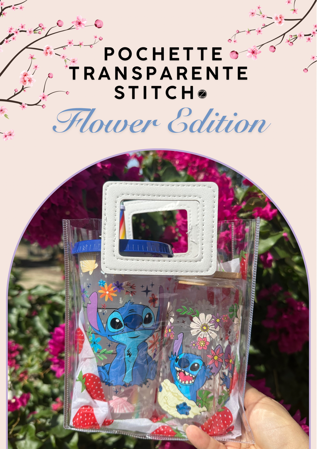 Pochette Stitch Flower Edition