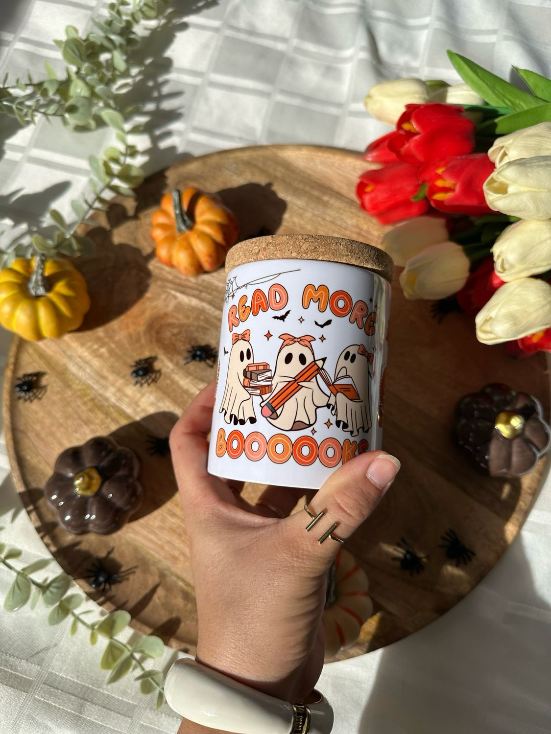 Pot à rangement, thème Halloween disponible sans délai 