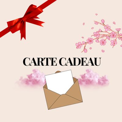 Carte cadeau au montant que vous souhaitez!