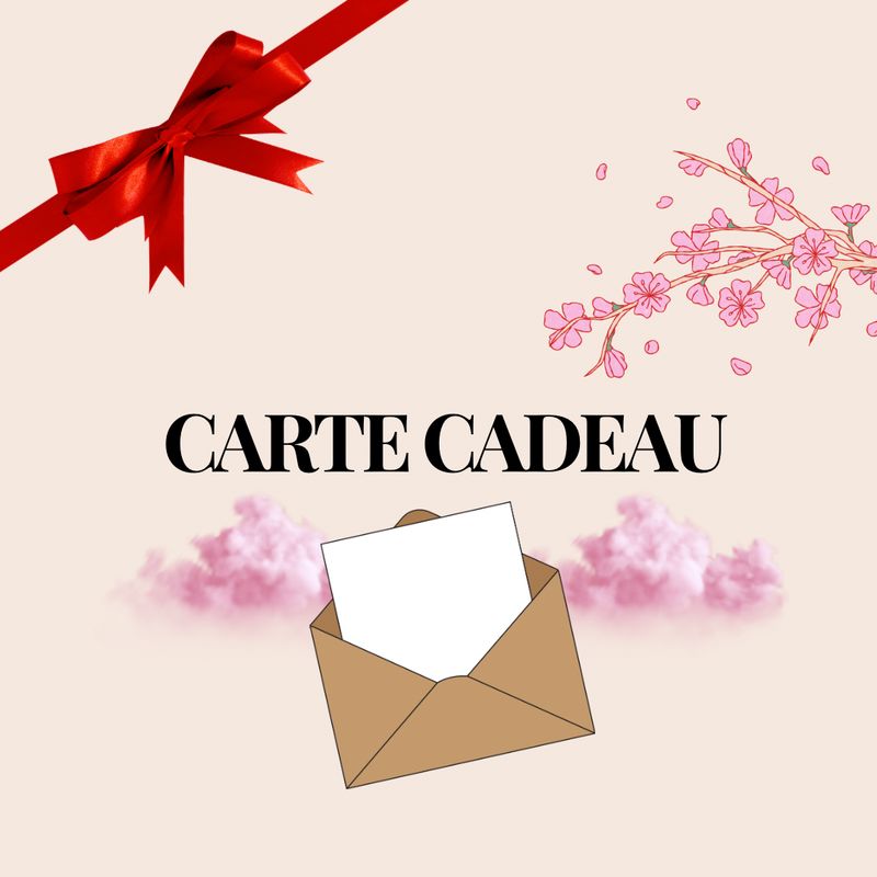 Carte cadeau au montant que vous souhaitez!