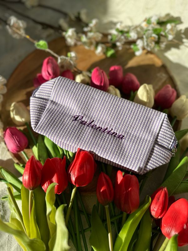 Pochette brodée : Valentina 🌹 