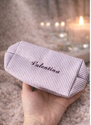 Pochette brodée : Valentina 🌹