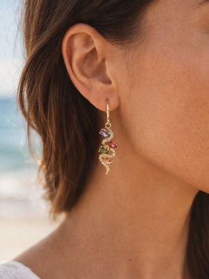 Boucle d’oreille serpent- la tentation derrière l’oreille 🐍🐉