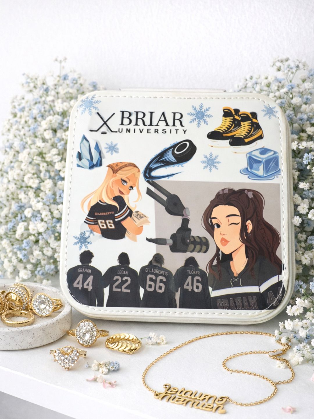 Inspiré de la thématique Off campus, cette boîte à bijoux est parfaite pour les fans de Hockey 🏒 