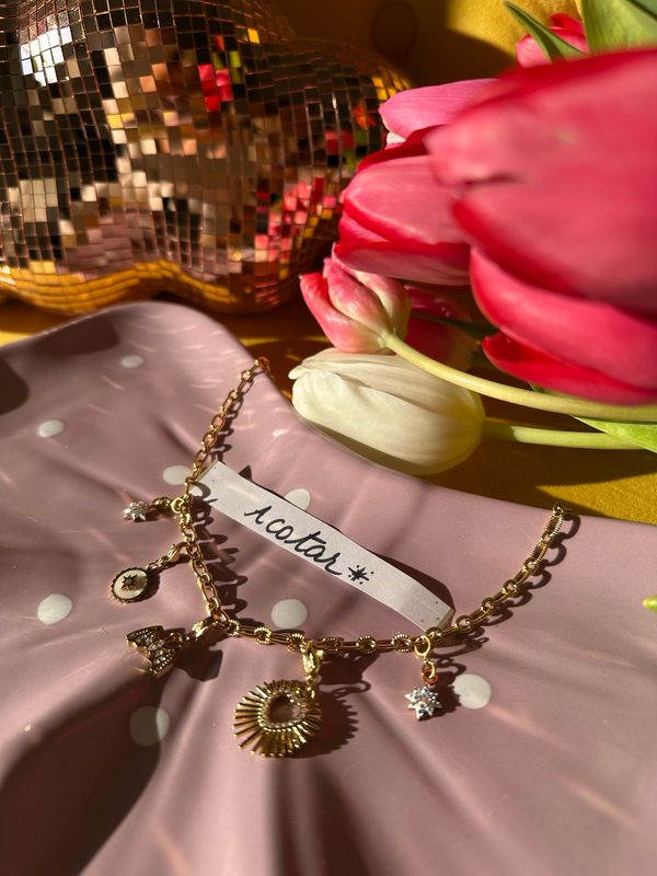 “Collier acotar - sous les étoiles de Velaris — tu es ma nuit et mon éternité.”