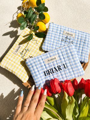 Pochette Briar U 💙 | Accessoire Inspiré de l’Univers Off Campus & Hockey Romance
