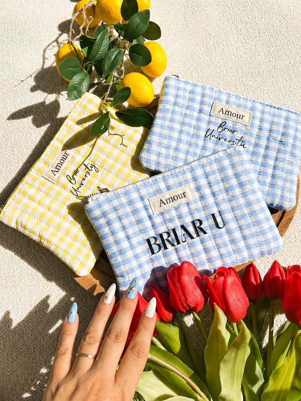 Pochette Briar U 💙 | Accessoire Inspiré de l’Univers Off Campus &amp; Hockey Romance