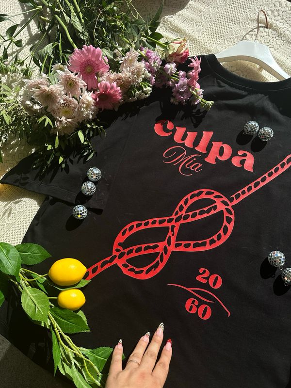 « Culpa Mía » – T-shirt Oversize Inspiré de Nick &amp; Noah