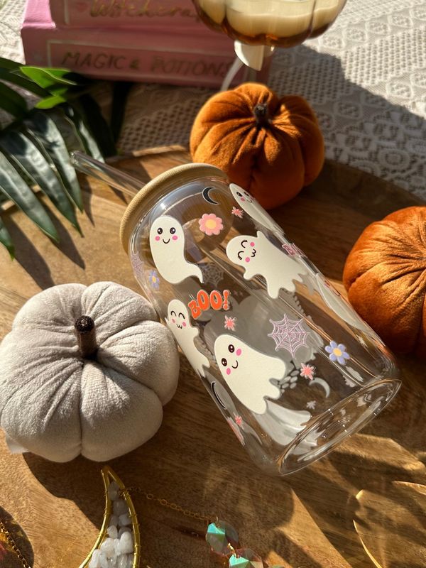 Spooky Bookish Season — Bubble Tea en verre 🎃📖