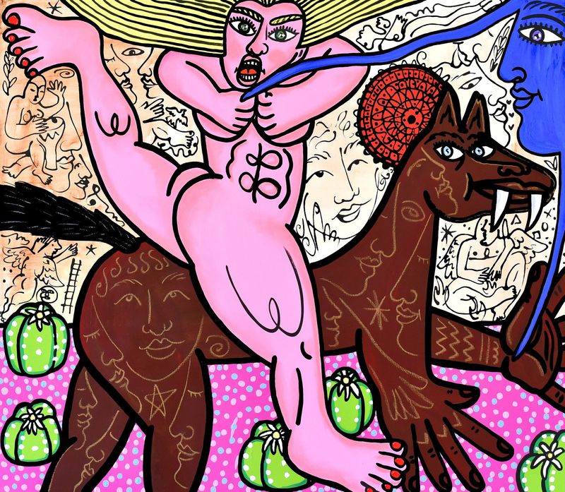 "Champ de cactus" Print