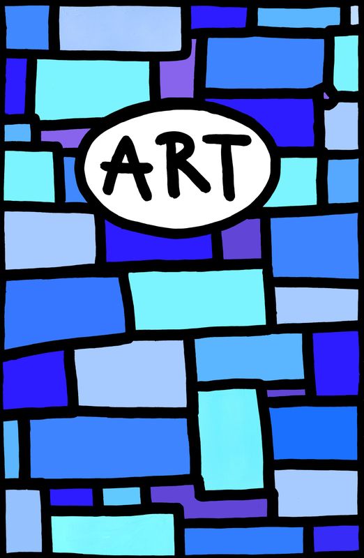 "Blue Art" Print