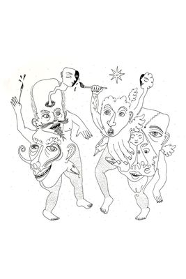 "La guerre des peintres" Print