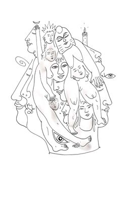 "Profil à la bougie" Print