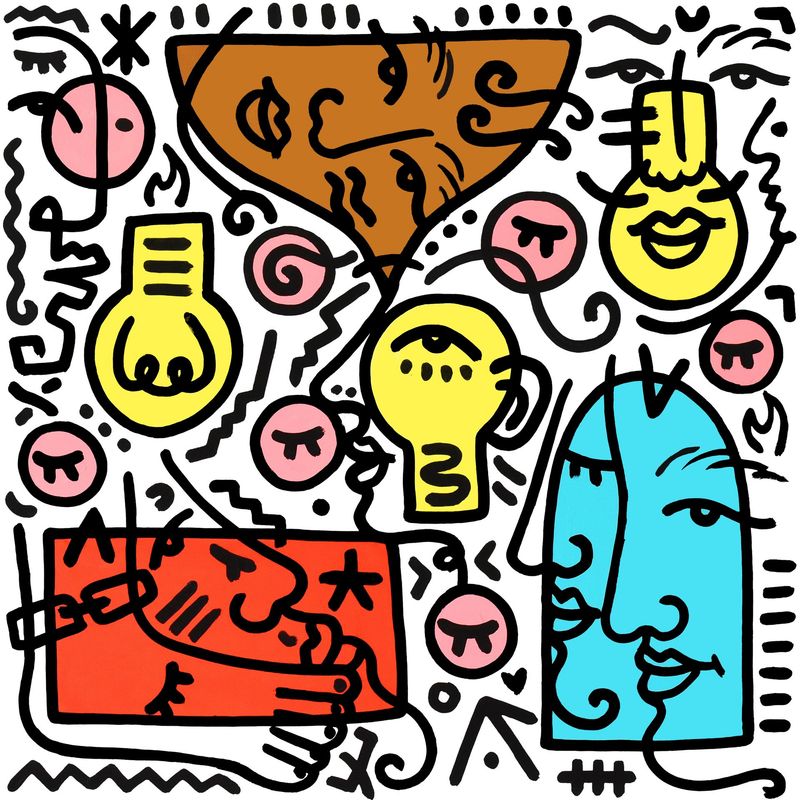 "Trois Ampoules" Print