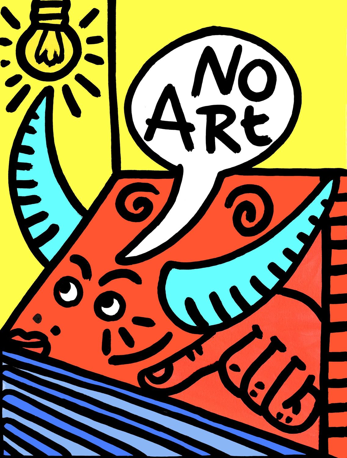 "No Art #2" Print