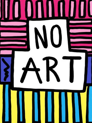 "No Art" Print