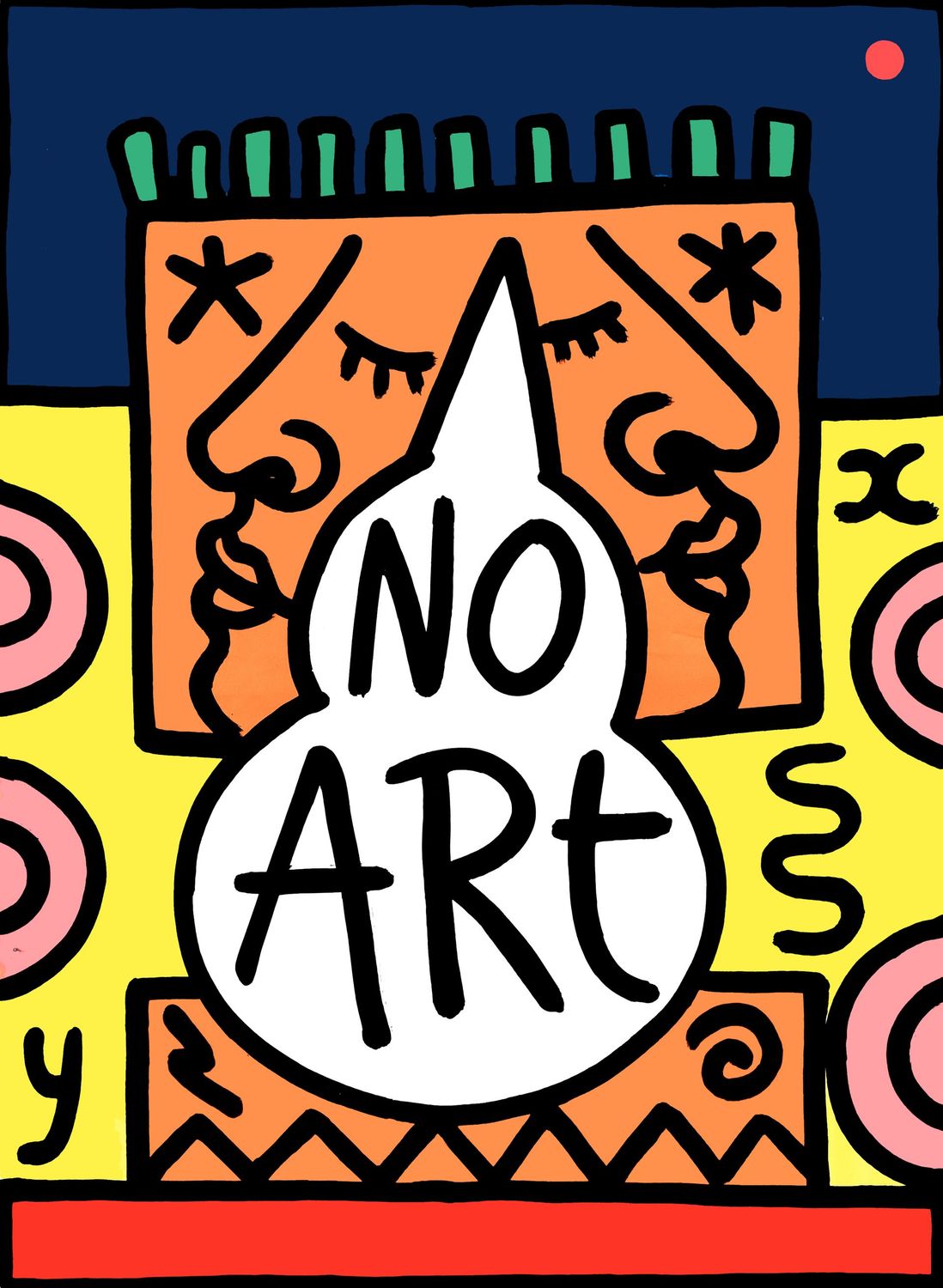"No Art" Print