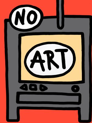 "No Art" Print