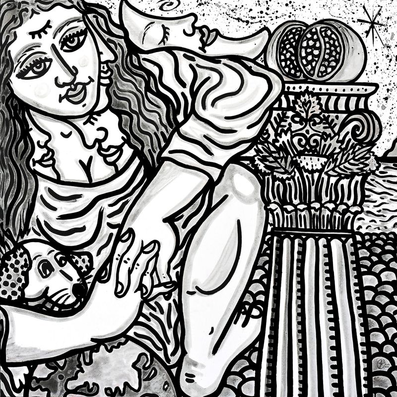 "La fille de Corinthe" Print