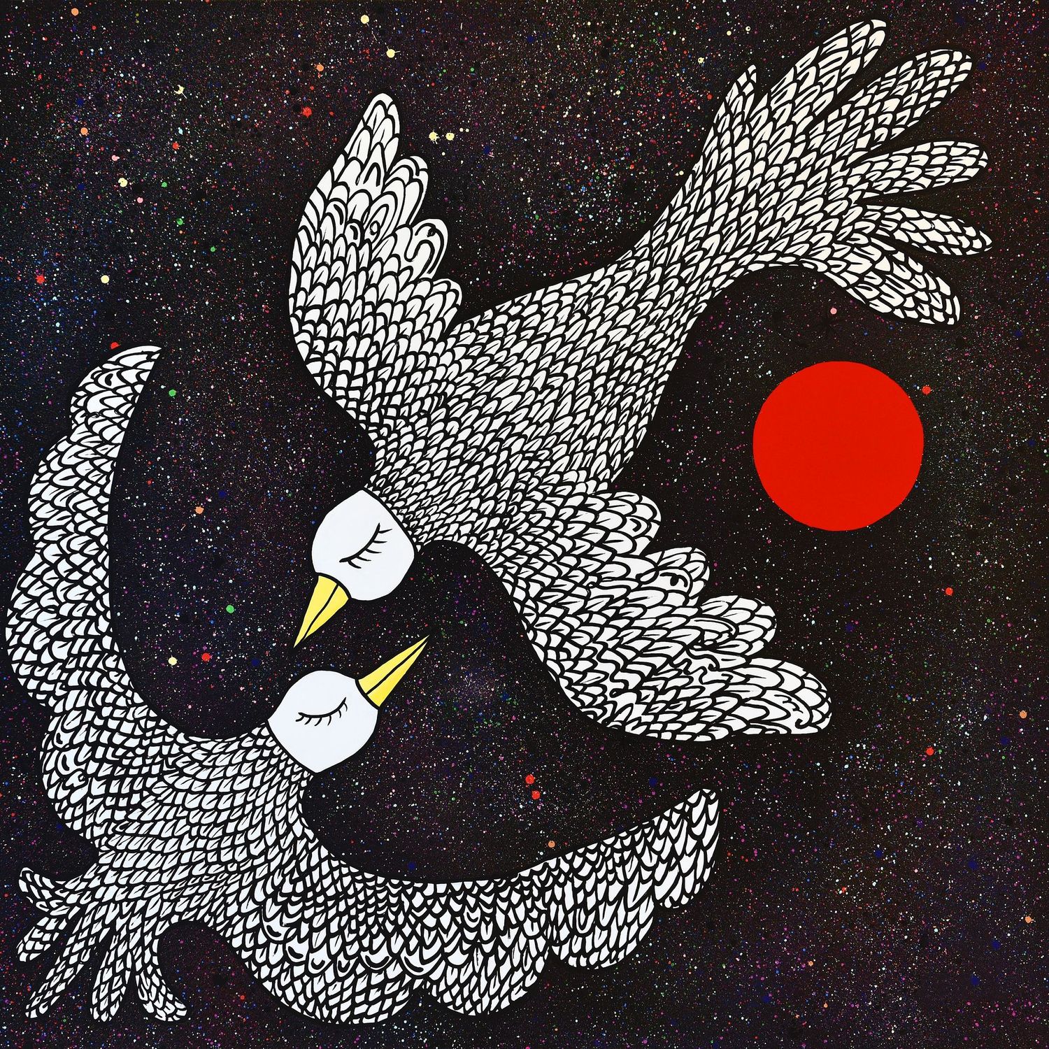 "Les Oiseaux galactiques" Print