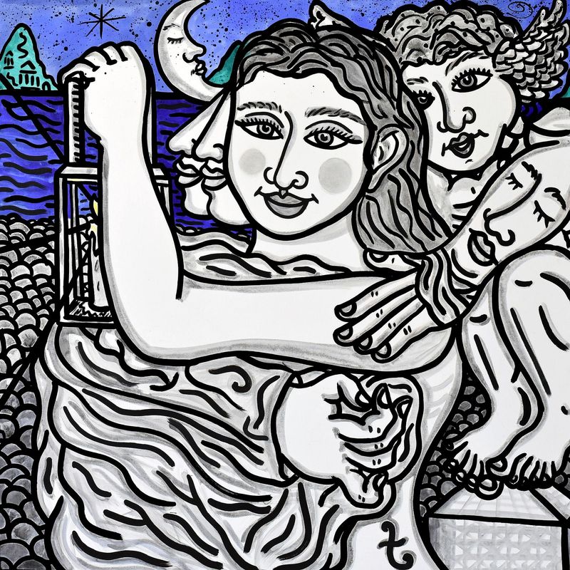 "La femme à la Lanterne" Print