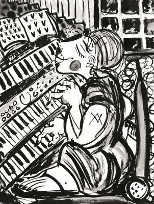 "La Pianiste" Print