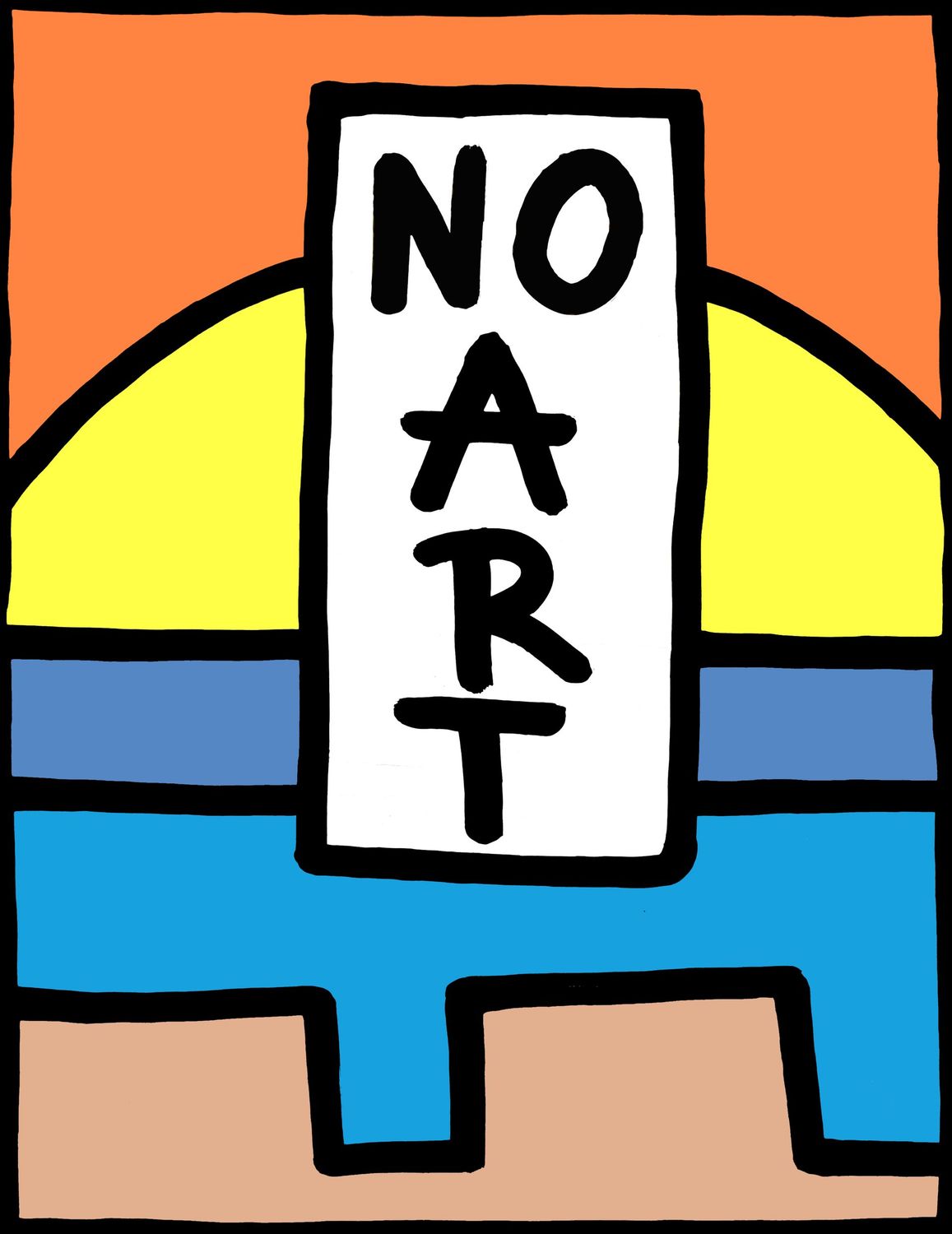 "No Art" Print